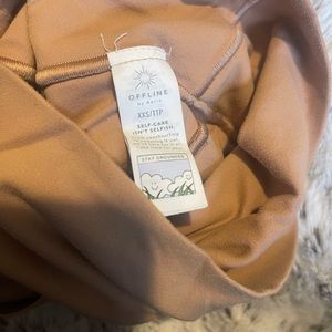 Aerie nude leggings,xxs,super stretch,pockets,cross over